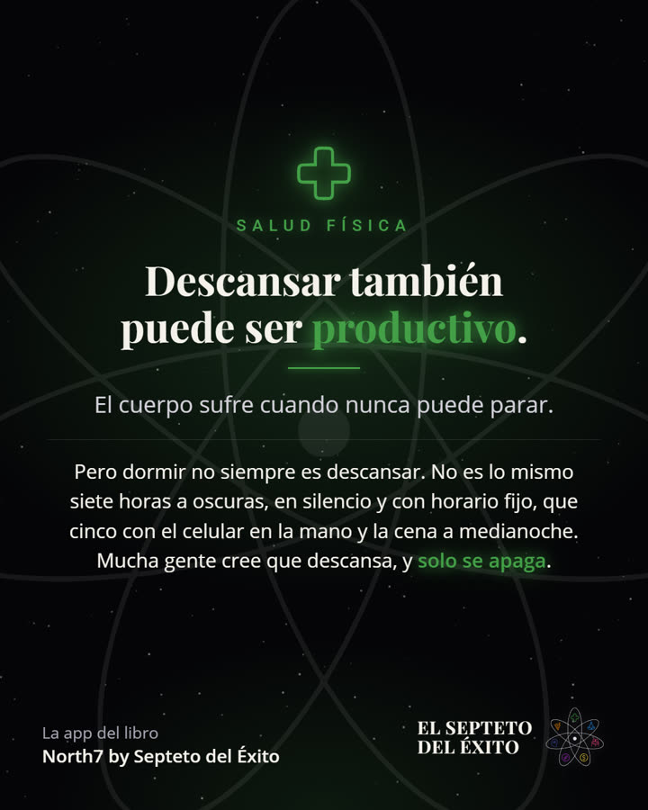 Descansar también puede ser productivo.