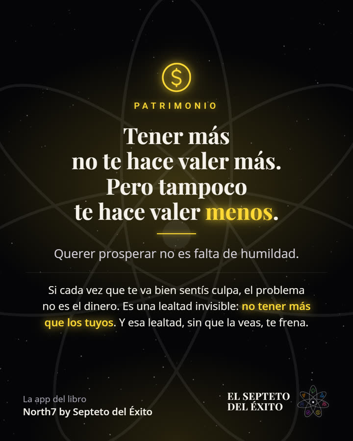 Tener más no te hace valer más. Pero tampoco te hace valer menos.